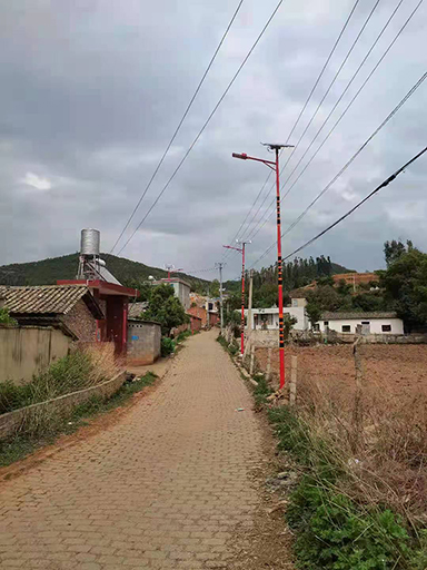 云南昆明市宜良县安装j9九游会太阳能路灯